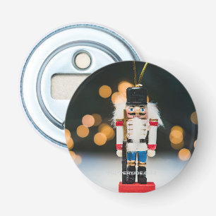 SlipperyJoe's Christmas classic nutcracker ornamen Bottle Opener