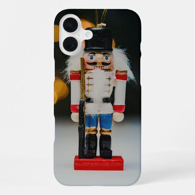 SlipperyJoe's Christmas classic nutcracker ornamen iPhone Case (Back)