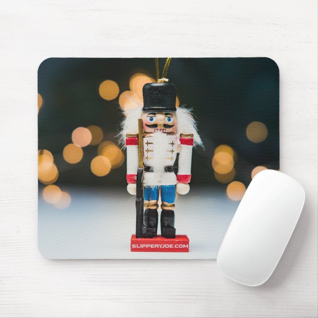 SlipperyJoe's Christmas classic nutcracker ornamen Mouse Pad (With Mouse)