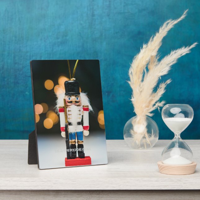 SlipperyJoe's Christmas classic nutcracker ornamen Plaque (Side)