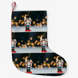 SlipperyJoe's Christmas classic nutcracker ornamen Small Christmas Stocking