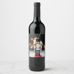 SlipperyJoe's Christmas classic nutcracker ornamen Wine Label