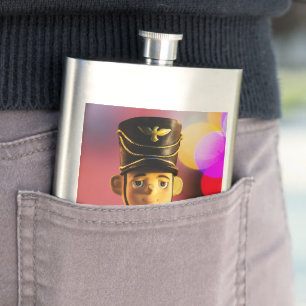 SlipperyJoe's Christmas classic toy soldier friend Hip Flask