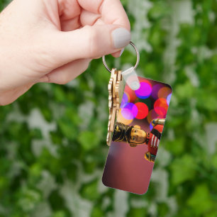 SlipperyJoe's Christmas classic toy soldier friend Key Ring