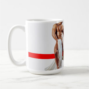 SlipperyJoe's Christmas shopping white paper spira Coffee Mug
