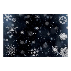 SlipperyJoe's Christmas winter magical peaceful at Poster