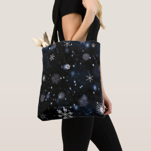 SlipperyJoe's Christmas winter magical peaceful at Tote Bag