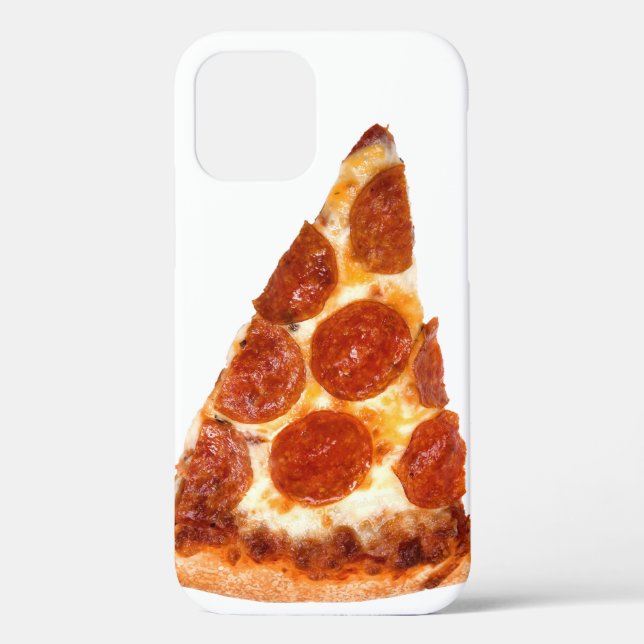 SlipperyJoe's classic pepperoni pizza slice melted Case-Mate iPhone Case (Back)
