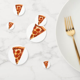 SlipperyJoe's classic pepperoni pizza slice melted Confetti