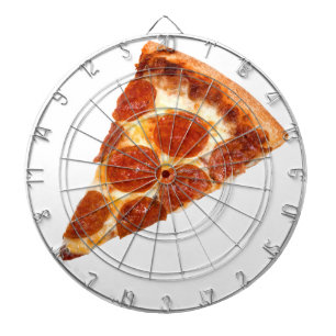 SlipperyJoe's classic pepperoni pizza slice melted Dartboard