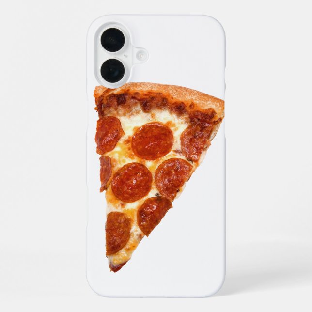 SlipperyJoe's classic pepperoni pizza slice melted iPhone Case (Back)