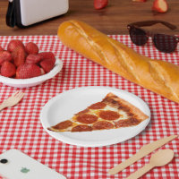 SlipperyJoe's classic pepperoni pizza slice melted