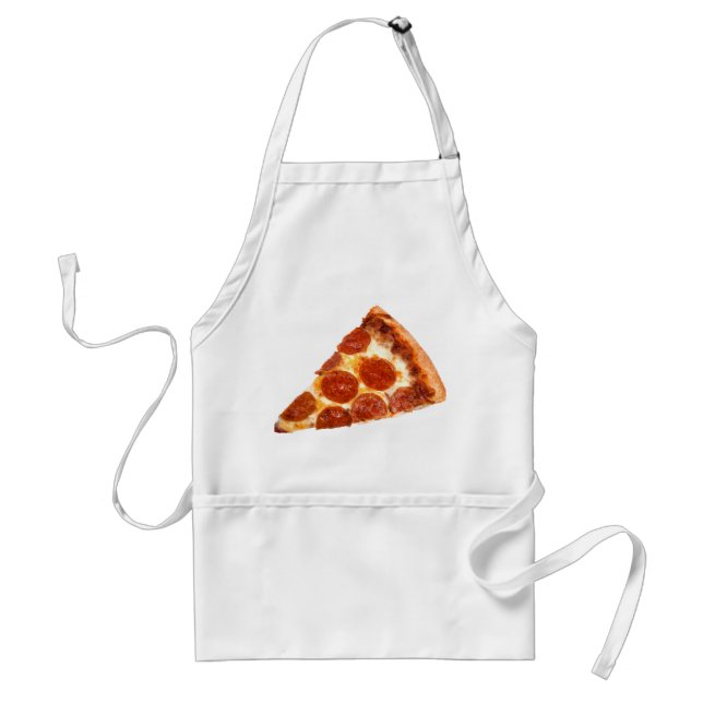 SlipperyJoe's classic pepperoni pizza slice melted Standard Apron (Front)