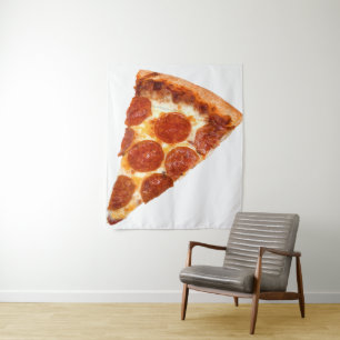 SlipperyJoe's classic pepperoni pizza slice melted Tapestry
