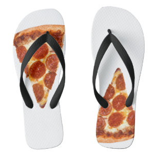 SlipperyJoe's classic pepperoni pizza slice melted Thongs