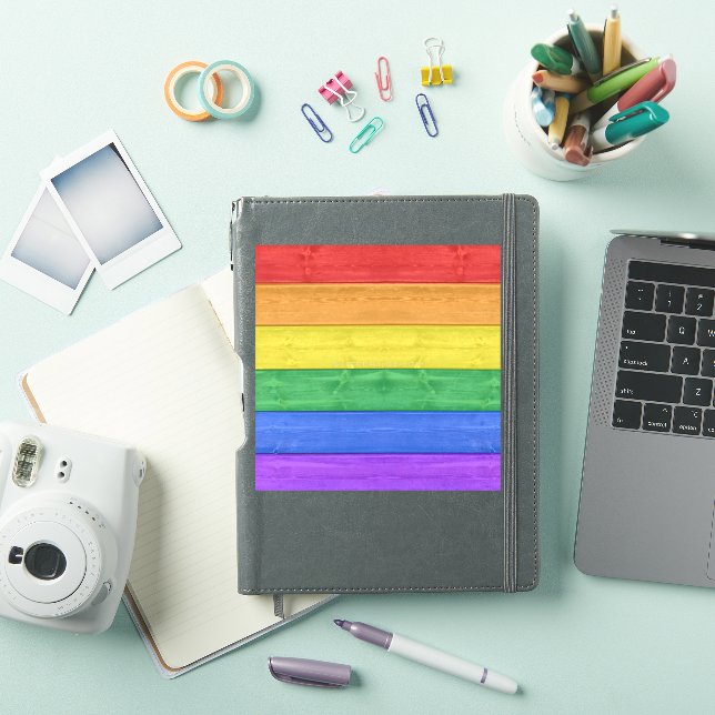 SlipperyJoe's classic rainbow tactile handcrafted  (iPad Cover)