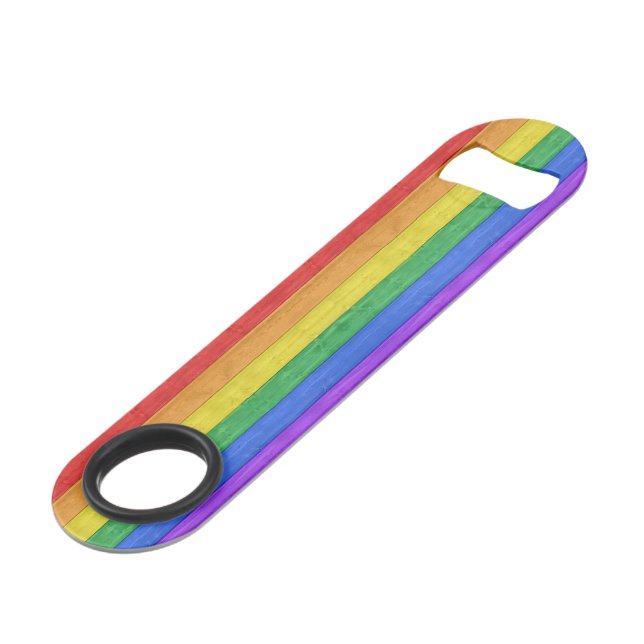 SlipperyJoe's classic rainbow tactile handcrafted  (Front Angled)