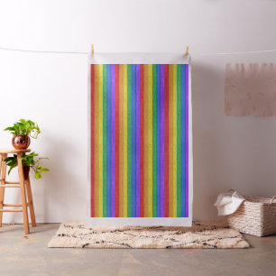 SlipperyJoe's classic rainbow tactile handcrafted  Fabric