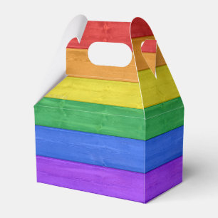 SlipperyJoe's classic rainbow tactile handcrafted Favour Box