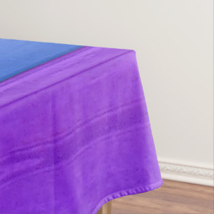 SlipperyJoe's classic rainbow tactile handcrafted Tablecloth