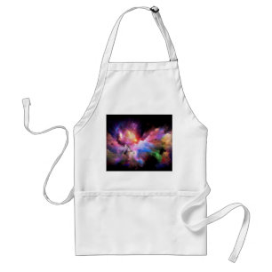 SlipperyJoe's cloud artwork abstract vibrant surre Standard Apron