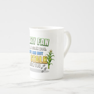 SlipperyJoe's corn stalks follow someone crazy fan Bone China Mug