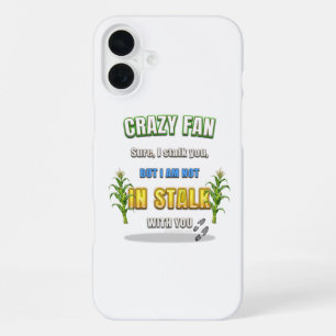 SlipperyJoe's corn stalks follow someone crazy fan iPhone 16 Plus Case