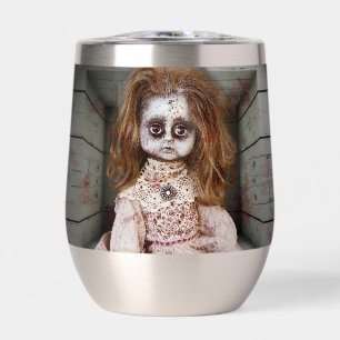 SlipperyJoe's creepy doll pale face creepy blood d