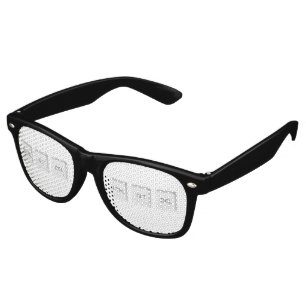 SlipperyJoe's CTRL ALT DEL computer keyboard butto Retro Sunglasses