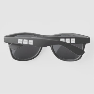 SlipperyJoe's CTRL ALT DEL computer keyboard butto Sunglasses