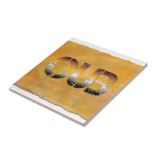 SlipperyJoe's cub bear culturally rooted LGBTQIA a Ceramic Tile (Side)