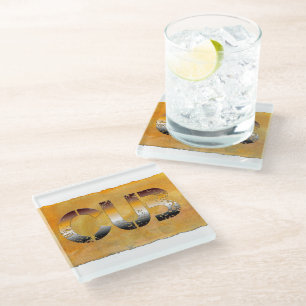 SlipperyJoe's cub bear culturally rooted LGBTQIA a Glass Coaster