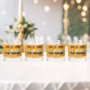 SlipperyJoe's cub bear culturally rooted LGBTQIA a Whiskey Glass