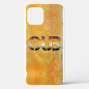 SlipperyJoe's cub bear word orange-brown tones pro iPhone 12 Pro Case