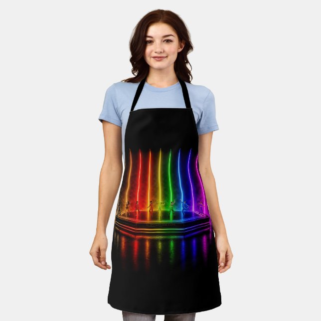 SlipperyJoe's dance performance celebrating Pride  Apron (Worn)