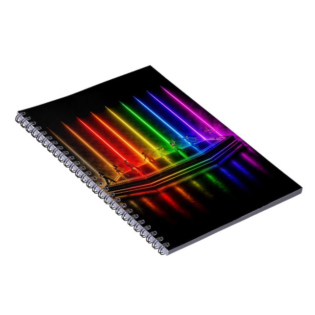 SlipperyJoe's dance performance celebrating Pride  Notebook (Right Side)