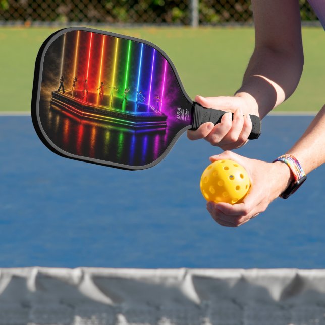 SlipperyJoe's dance performance celebrating Pride  Pickleball Paddle (Insitu)
