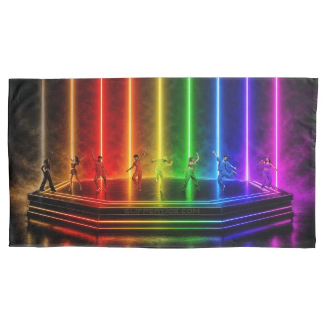 SlipperyJoe's dance performance celebrating Pride  Pillowcase (Front)