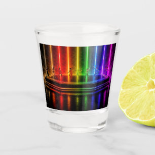 SlipperyJoe's dance performance celebrating Pride Shot Glass