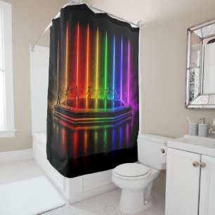 SlipperyJoe's dance performance celebrating Pride Shower Curtain