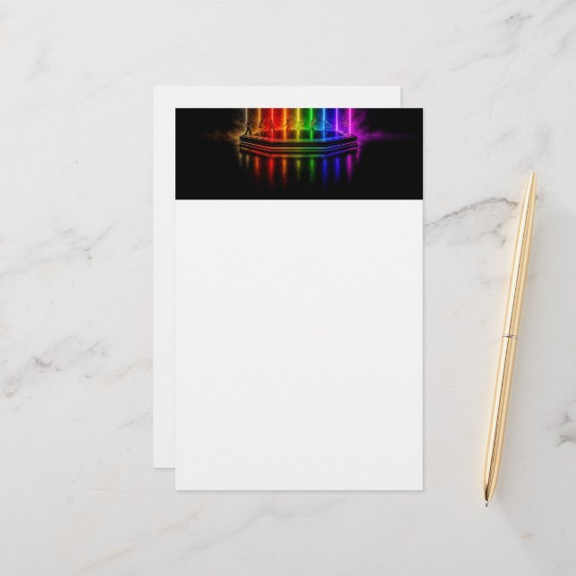 SlipperyJoe's dance performance celebrating Pride  Stationery (Front/Back In Situ)