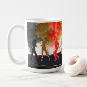 SlipperyJoe's Dancing Pride Shadows gay gifts arti Coffee Mug
