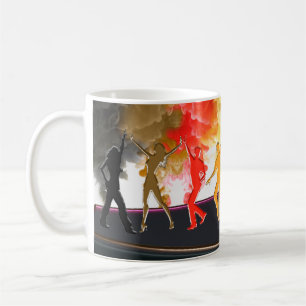 SlipperyJoe's Dancing Pride Shadows gay gifts arti Coffee Mug