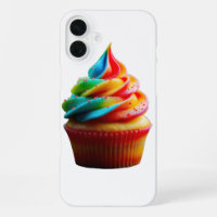 SlipperyJoe's dazzling rainbow cupcake swirled fro