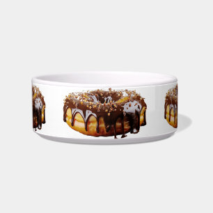 SlipperyJoe's decadent donut covered thick glossy Bowl