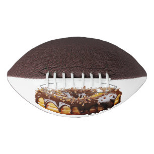 SlipperyJoe's decadent donut covered thick glossy Football