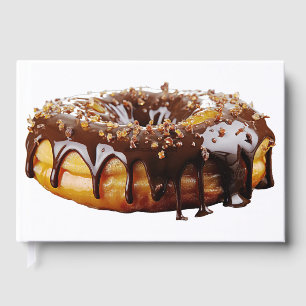 SlipperyJoe's decadent donut covered thick glossy Guest Book