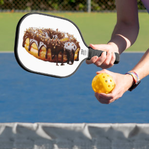 SlipperyJoe's decadent donut covered thick glossy Pickleball Paddle
