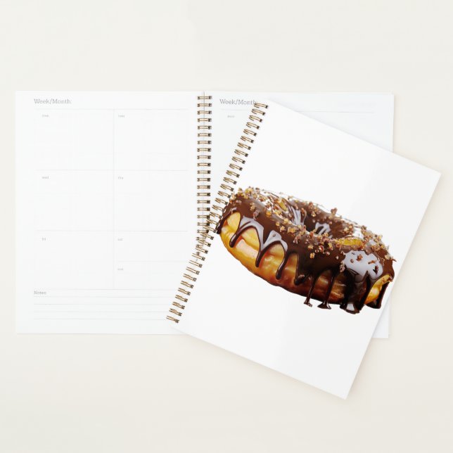 SlipperyJoe's decadent donut covered thick glossy  Planner (Display)