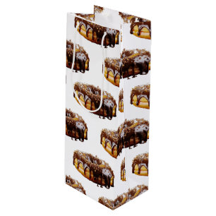 SlipperyJoe's decadent donut covered thick glossy Wine Gift Bag